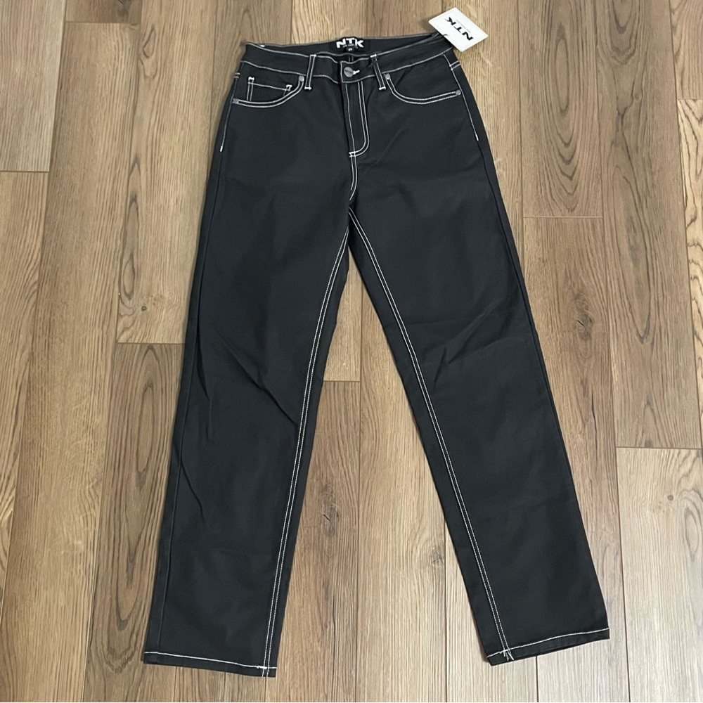 NTK New York City Black White Thread Pants‎ NEE